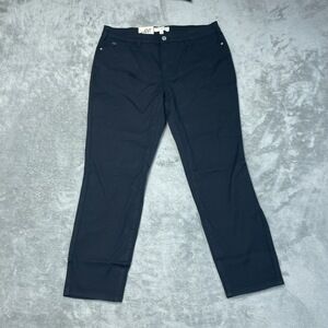 Jachs Girlfriend Women's 12 Straight Leg Ankle Pant Black e0594